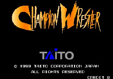 Champion Wrestler (US) screen shot title